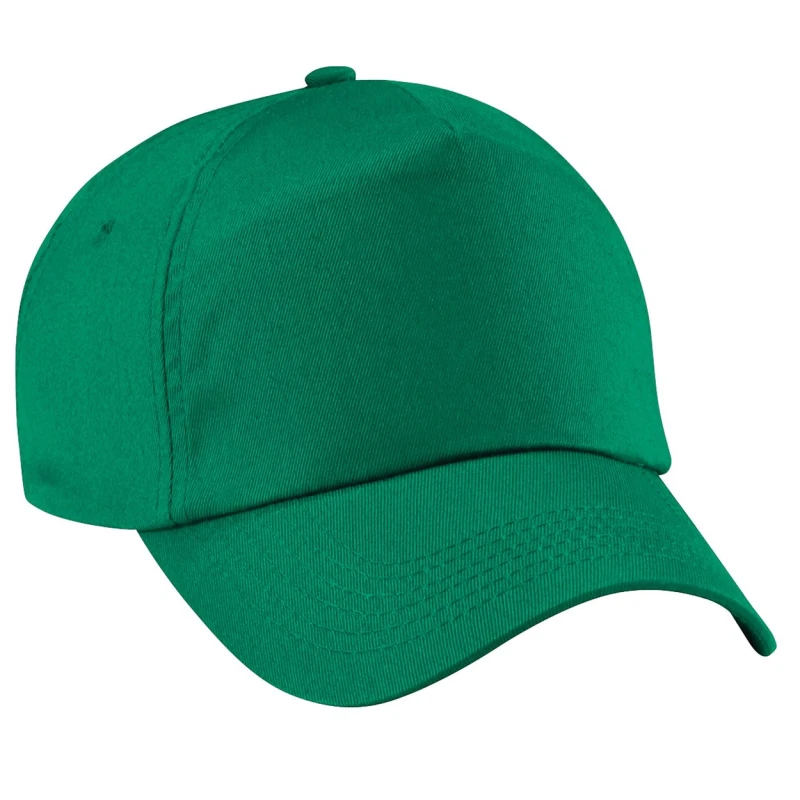 Image of Beechfield Beechfield Men Plain Original 5 Panel Baseball Cap in Green Green One Size Male 5055747774283