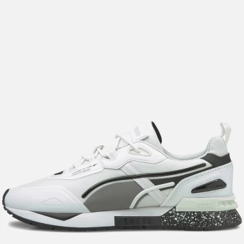 Image of Puma Mens Mirage Tech Bubble Trainers - Puma White/Puma Black - UK 8