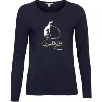 Image of Barbour Homeswood L/S Tee - Navy