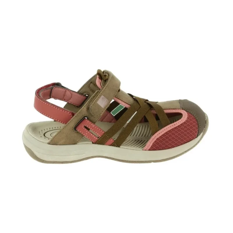 Image of Womens hiking sandals Elementerre Caliko Marron Female 38