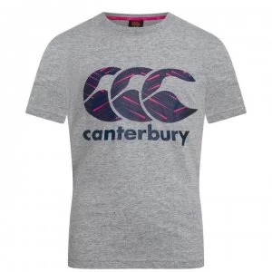 Image of Canterbury Logo T-Shirt Junior Boys - Grey