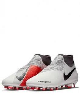 Image of Nike Phantom Vision Pro Dynamic Fit Firm Ground Football Boots Black Grey Size 12 Men