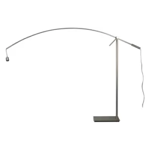 Image of Arc Floor Lamp Satin Nickel