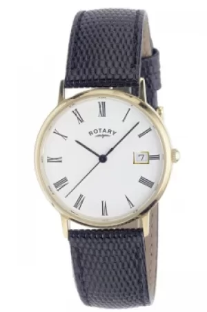 Image of Mens Rotary 9ct Gold Watch GS11476/01