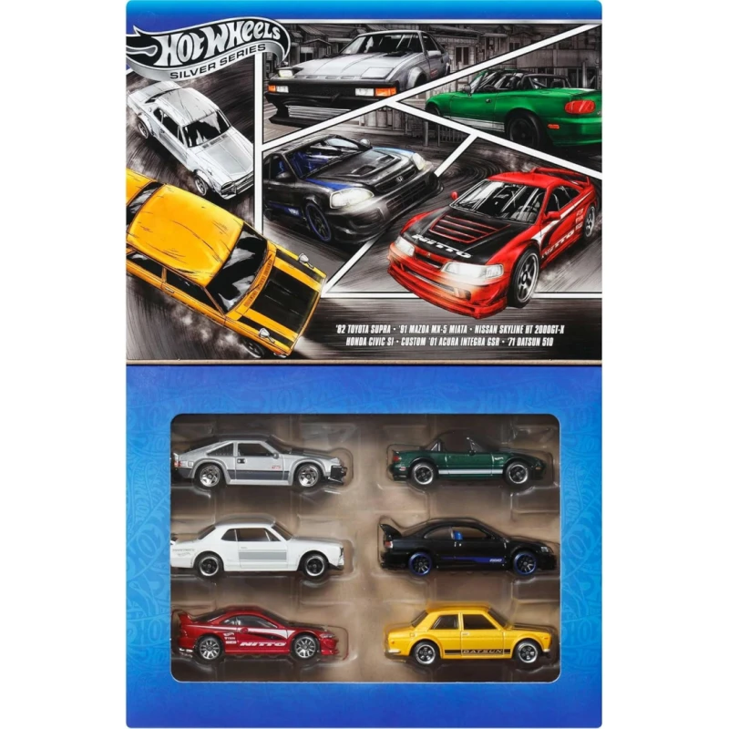 Image of Hot Wheels Hot Wheels 1:64 Scale Toy Cars - Diecast Japanese Vehicles