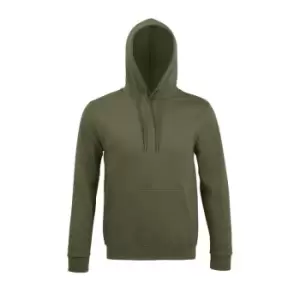 Image of SOLS Snake Unisex Hooded Sweatshirt / Hoodie (M) (Dark Green)