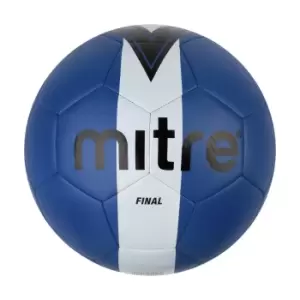 Image of Mitre Final Size 5 Football - Blue/White