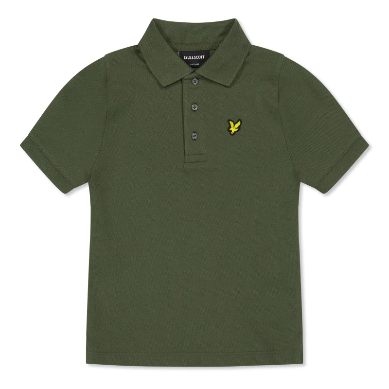 Image of Lyle and Scott Kids Short Sleeve Polo Shirt Deep Depths male 3-4 Yrs