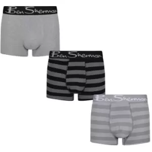Image of Ben Sherman 3 Pack Luis Trunks Mens - Multi