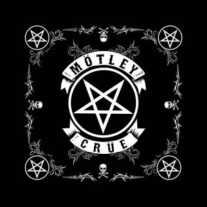 Image of Motley Crue - Pentagram Mens Bandana - Black