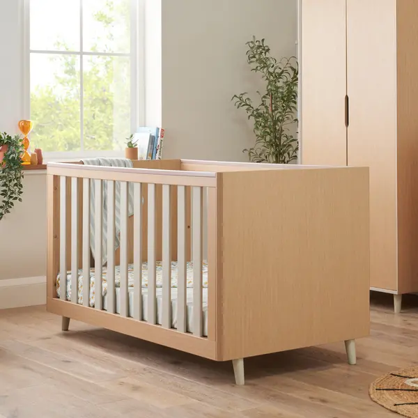 Image of Tutti Bambini Fika Cot Bed Light Oak