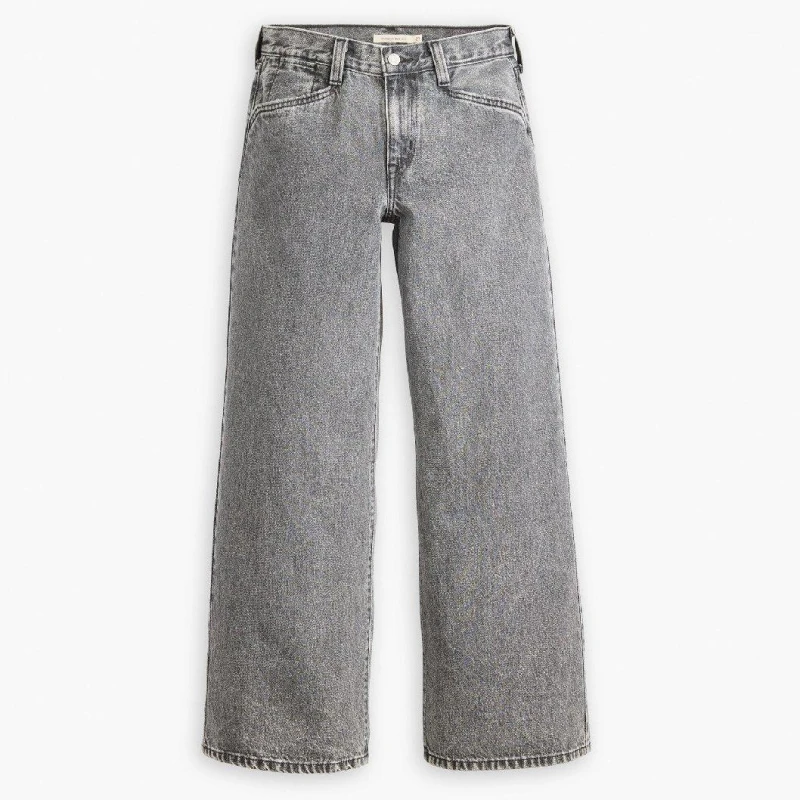 Image of Levis Womens Baggy Wide Leg Jeans Out And About female 26 L31