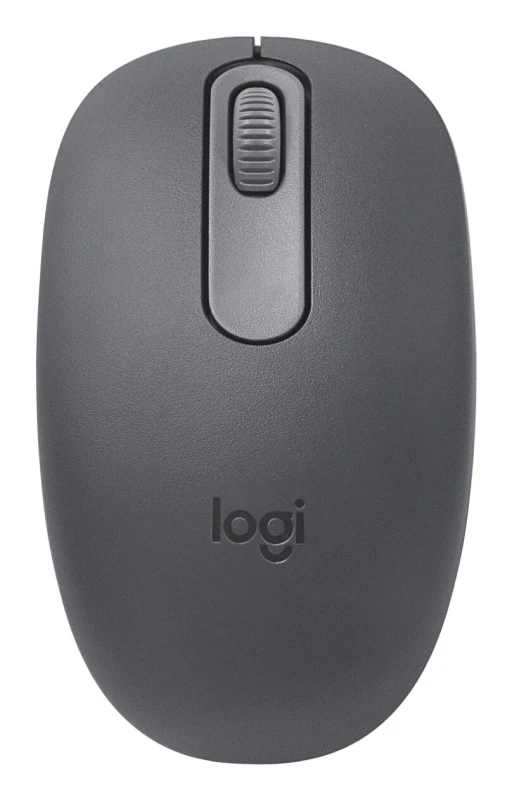 Image of Logitech M196 Wireless Optical Mouse - Graphite, Silver/Grey 5099206128330