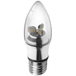 Image of Kosnic 5.5W LED ES/E27 Candle Warm White - KDIM5.5CND/E27-SLV-N27