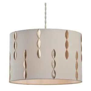 Image of Village At Home Louie Light Shade - Cream/Gold