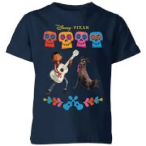 Image of Coco Miguel Logo Kids T-Shirt - Navy - 9-10 Years