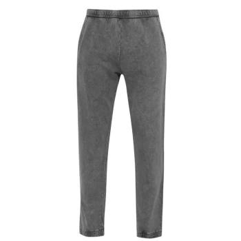 Image of Fabric Unisex Jog Pants - Washed Black