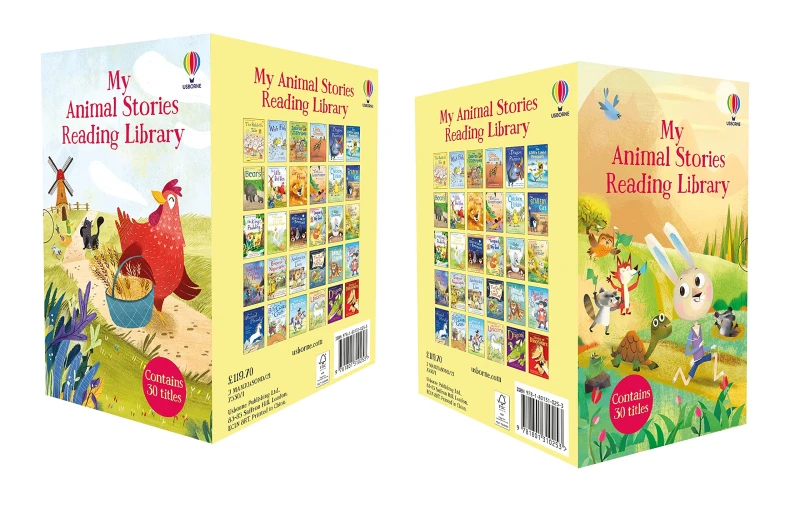 Image of Usborne My Animal Stories Reading Library 30 Books Box Set Usborne Books