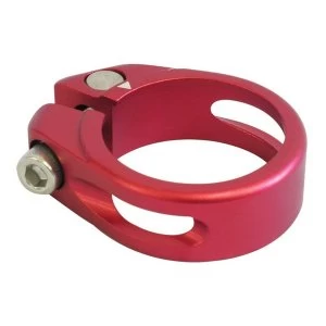 Image of ETC One23 Alloy Seat Clamp 34.9mm Red