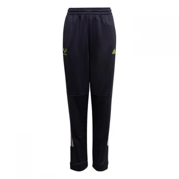 Image of adidas Messi Training Pants Junior Boys - Navy/Yellow