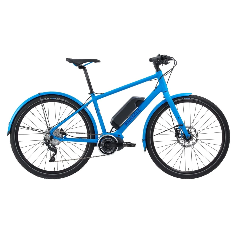 Image of Pinnacle Womens Lithium Ion Electric Hybrid Bike Blue female M