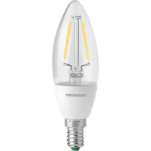 Image of Megaman 3.2W LED E14 SES Filament Candle Warm White Dimmable - 143424