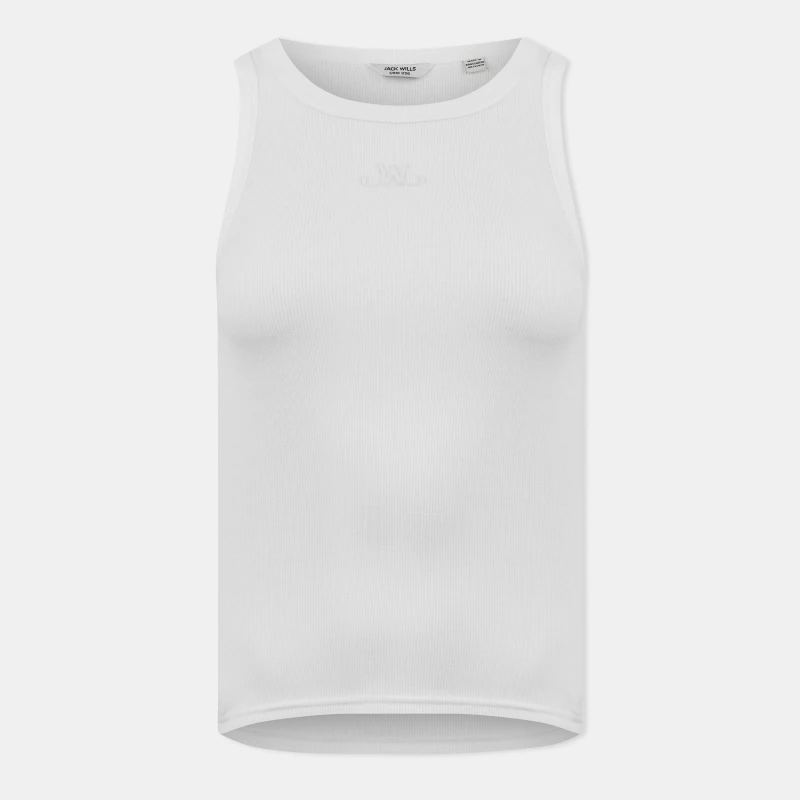 Image of Jack Wills Racerback Vest - White White 6