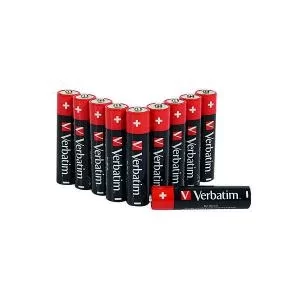 Image of Verbatim AAA Battery Premium Alkaline Hangcard Pack of 10 49874