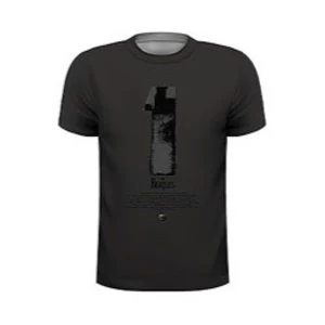Image of The Beatles - 1 Album Unisex Medium T-Shirt - Black
