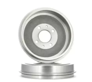 Image of RIDEX Brake Drum 123B0027 Rear Brakes,Drum Brake FIAT,ALFA ROMEO,LANCIA,Doblo Cargo (223_),Doblo Kombi (119_, 223_),Idea (350_),QUBO (225)