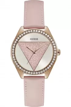 Image of Guess Ladies Trend Tri Glitz Watch W0884L6