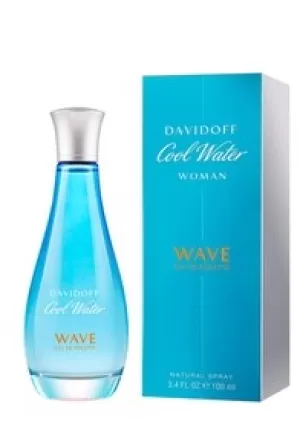 Image of Davidoff Cool Water Wave Woman Eau de Toilette For Her 100ml