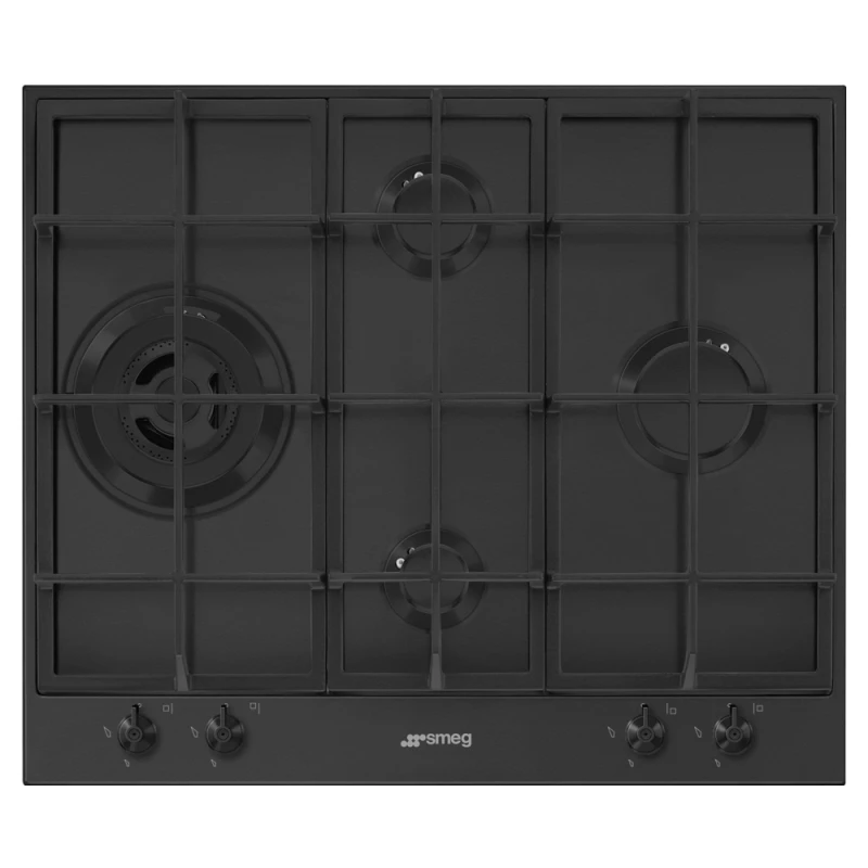 Image of Smeg Classic PX364LMB 60cm Gas Hob - Matt Black