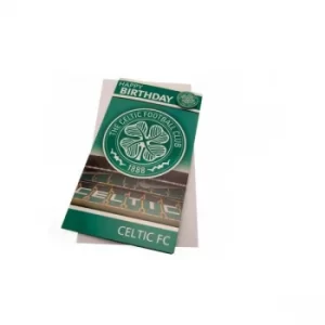 Image of Celtic FC Birthday Card & Badge