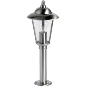 Image of Outdoor Post Lantern Light Stainless Steel Garden Gate Wall Path Porch Lamp LED