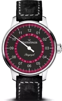Image of MeisterSinger Watch Perigraph Burgundy