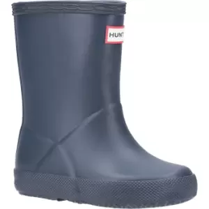 Image of Hunter Girls First Classic Rubber Wellington Boots UK Size 9 (EU 27)