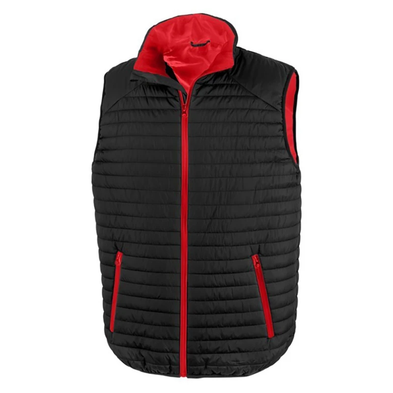 Image of Result Result Men Gilet in True Black Size: Small True Black S Male 5059444968617