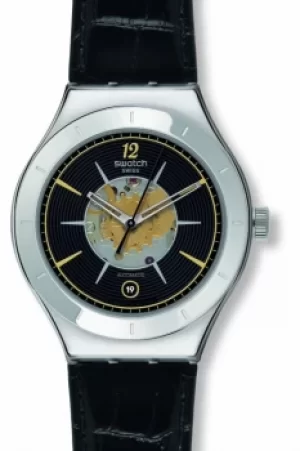 Image of Mens Swatch Dark Sky Automatic Watch YAS407