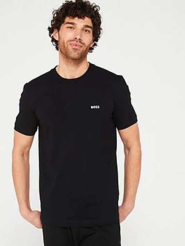 Image of Boss Crew Logo T-Shirt - Black L
