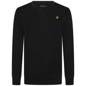 Image of Lyle and Scott Basic Crew Fleece Sweatshirt - Black