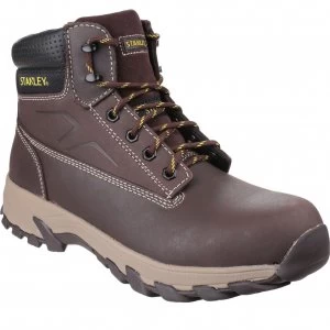 Image of Stanley Mens Tradesman Safety Boots Brown Size 7
