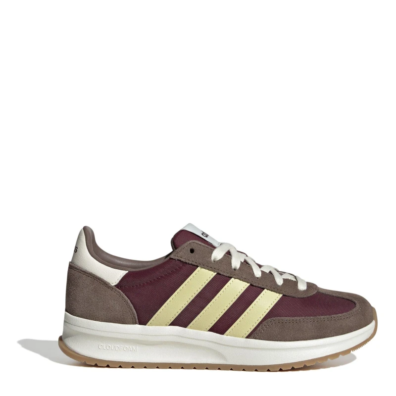 Image of adidas Run 70s 2.0 Low-Top Trainers Womens Maroon/Yellow female 5 (38)
