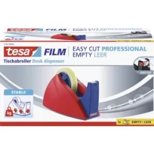 Image of tesa 57422-00000-03 Desk tape dispenser tesa Easy Cut Red, Blue