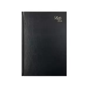 Image of Letts A5 Business Diary Day Per Page Black 2024 LT11XBK24