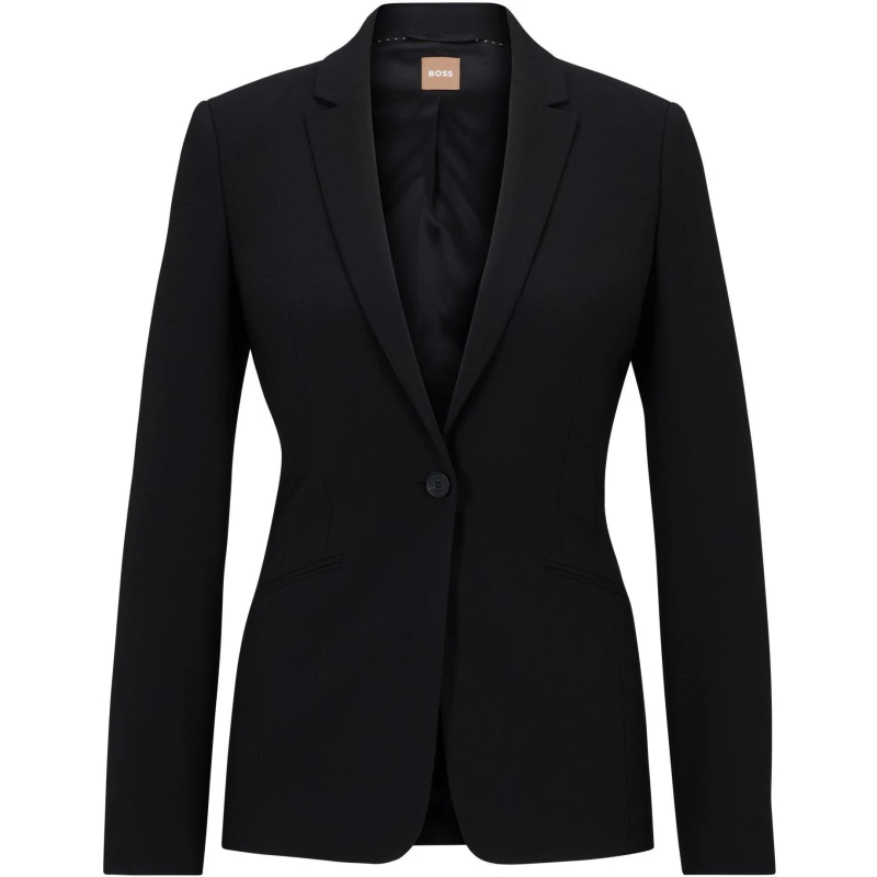Image of Boss Womens Jabina Suit Jacket Black female 10 (M)
