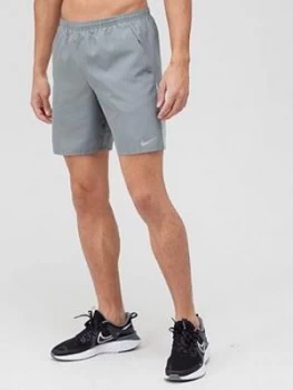 Image of Nike Running Run Dry Fit 7" Shorts - Grey, Size L, Men