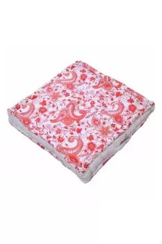 Image of Paisley Cotton Floor Cushion