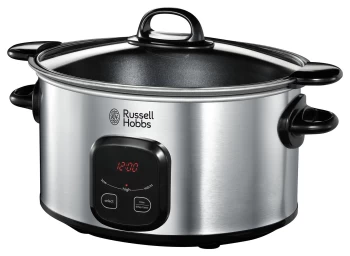 Image of Russell Hobbs 6L Digital Slow Cooker - Stainless Steel