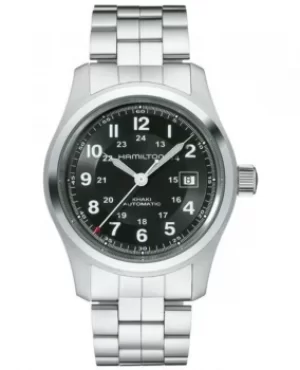 Image of Hamilton Khaki Field Black Dial Mens Watch H70515137 H70515137